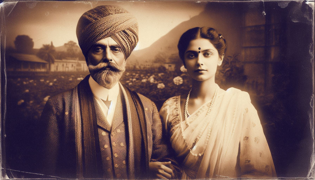 dorabji tata and his wife in golper adda